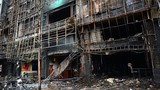 Cảnh hoang tàn sau vụ cháy karaoke 13 người chết ở Hà Nội