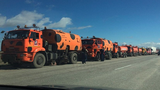 Đoàn xe vận tải Nga ồ ạt đổ vào Crimea