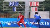 U16 VN phá nát lưới U16 Guam với 18 bàn không gỡ