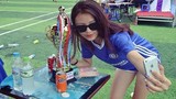 Xinh đẹp, mê bóng đá hot girl fan Chelsea gây sốt mạng Việt