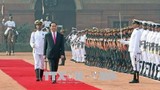 Lễ đón Chủ tịch nước Trần Đại Quang thăm cấp Nhà nước tới Ấn Độ 