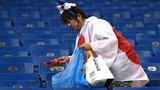 CĐV Nhật Bản giữ hình đẹp cho châu Á tại World Cup 2018