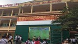 Ngôi trường bá đạo lắp màn hình để học sinh cổ vũ Olympic Việt Nam