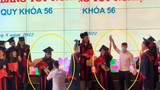 Chàng trai cầu hôn bạn gái ngay trên sân khấu lễ tốt nghiệp
