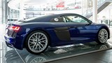 Soi từng đường nét “tinh tế” trên Audi R8 V10 Santorini Blue