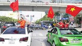 Hàng chục "xế hộp" Chevrolet Cruze xuống đường cổ vũ U23 Việt Nam