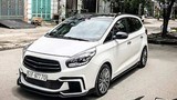 Xe giá rẻ Kia Rondo độ bodykit siêu hầm hố ở Sài Gòn