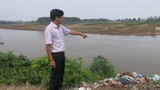 Nước sông Đáy thâm nâu vì ô nhiễm nhuộm dệt