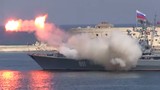 Tên lửa gặp sự cố rơi ngay chiến hạm Nga