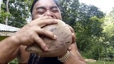 Xem “dị nhân” dùng răng bóc vỏ dừa cực nhanh