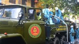 Quân đội phun hóa chất khử khuẩn Hội An và 4 huyện thị ở Quảng Nam