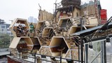 Kiến trúc độc của quán cà phê hình tổ ong đang gây sốt