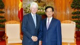 Thủ tướng Nguyễn Tấn Dũng tiếp cựu Tổng thống Mỹ Bill Clinton