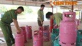 Cty Gas Ninh Bình sang, chiết gas trái phép số lượng lớn