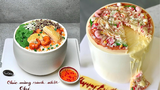 Chàng trai biến bún bò, pizza, cơm tấm thành bánh kem