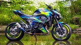 Môtô Kawasaki Z800 “thay áo” màu mè của biker Đà Lạt