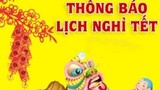 Hai phương án về nghỉ tết Nguyên đán Canh Tý 2020