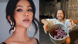 Cuộc sống của Hoa hậu H'Hen Niê: Bữa cơm đạm bạc chỉ vài củ khoai lang