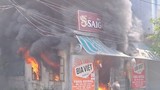 Hiện trường vụ cháy lớn thiêu rụi quán cháo gà ở Đồng Hới