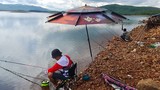 Thú đi câu ở hồ nhân tạo lớn nhất nhì Việt Nam