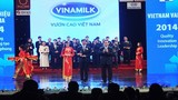 Vinamilk tiếp tục được vinh danh thương hiệu quốc gia 2014