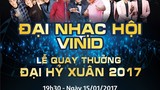 Giám khảo The Voice 2017 ganh đua tại Đại nhạc hội đón xuân