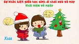 Sự khác biệt giữa học sinh đi chơi Noel xưa và nay