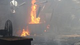 Cháy lớn thiêu rụi xưởng gỗ hơn 2.000m2