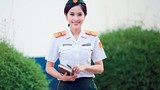 Hoa khôi Nam Em hóa thân thành nữ quân nhân đẹp lạ