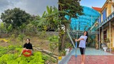 Vườn rau sạch, nhiều cây ăn quả của gia đình Hoa hậu Đỗ Thị Hà