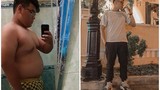Nhờ tập gym, chàng trai "tạ hai" giảm cân thành hot boy gây sốt