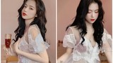 Diện váy ren mỏng tang, hot girl Đà Nẵng khiến netizen “dậy sóng“