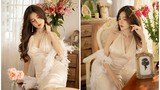 “Búp bê sống” Việt khoe lưng trần quyến rũ khi hóa nàng thơ