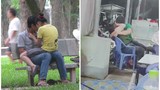 Diễn cảnh nóng nơi công viên, giới trẻ khiến netizen đỏ mặt