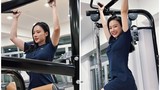 “Nữ thần cơ bắp” mặc váy ngắn cũn tập gym gây tranh cãi
