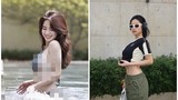 “Hot girl tạp hóa” diện hai mảnh “nóng” hơn nhiệt độ Hà Nội