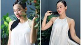 Cựu hot girl “bà mẹ nhí” diện váy yếm khoe cơ tay rắn chắc