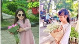 Những em bé bắt trend mùa thu Hà Nội làm netizen thích thú