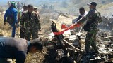 Hiện trường rơi máy bay quân sự Indonesia, 13 người chết