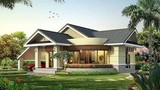 Mẫu nhà cấp 4 120m2 3 phòng ngủ 1 phòng thờ