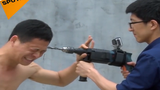 Video: Rợn người võ sư Thiếu Lâm cho máy khoan thẳng vào đầu