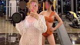 2 cô gái trẻ chơi mốt 'thời trang phang hoàn cảnh' tại phòng gym