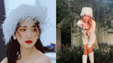 Mỹ nhân Việt lăng xê mũ lông trắng: Hòa Minzy như công chúa tuyết
