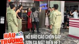 Hậu trường cảnh Sơn Ca trừng trị chị khách ghê gớm trong "Garage hạnh phúc"