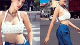 MC Hoàng Oanh bất ngờ lột xác, khoe body mướt mắt