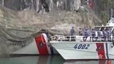 Xem tàu cảnh sát biển Việt Nam nguỵ trang, ẩn mình sát vách đá