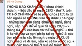 "TP.HCM phong tỏa 14 ngày chống Covid-19" là tin bịa đặt 