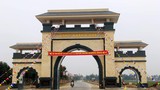 Cận cảnh cổng làng hơn 3 tỷ đồng đồ sộ ở Nghệ An