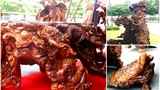 Chiêm ngưỡng đồ gỗ quý ngàn tuổi của đại gia Việt