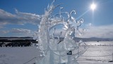 Mãn nhãn lễ hội điêu khắc băng trên hồ Baikal ở Nga